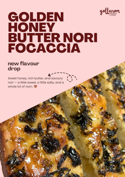 Golden Honey Butter Nori Focaccia